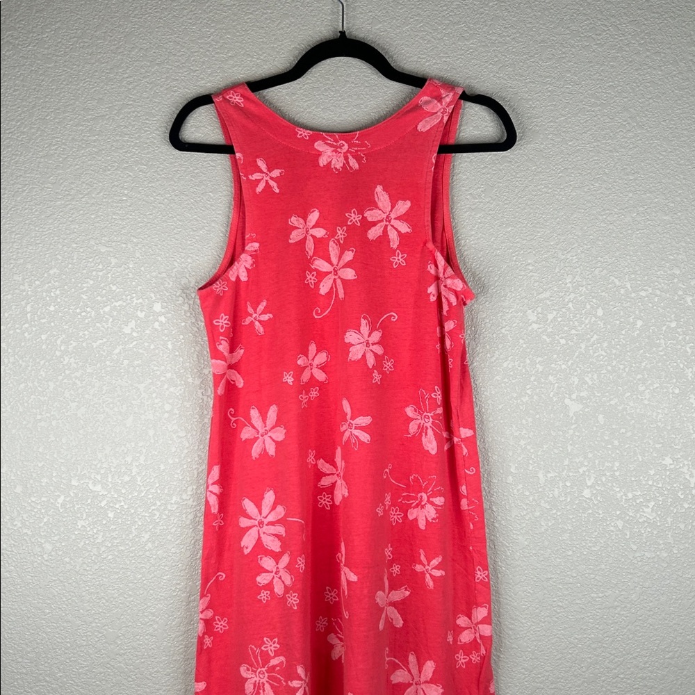 Fresh Produce Pink Floral Summer Spring Vacation Cotton Tank Dress Size Small - Picture 7 of 10